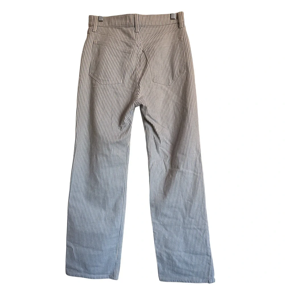 Retro‎ Coastal Abercrombie & Fitch The 90s Relaxed Jean High Rise Striped 28/6 - Picture 4 of 11